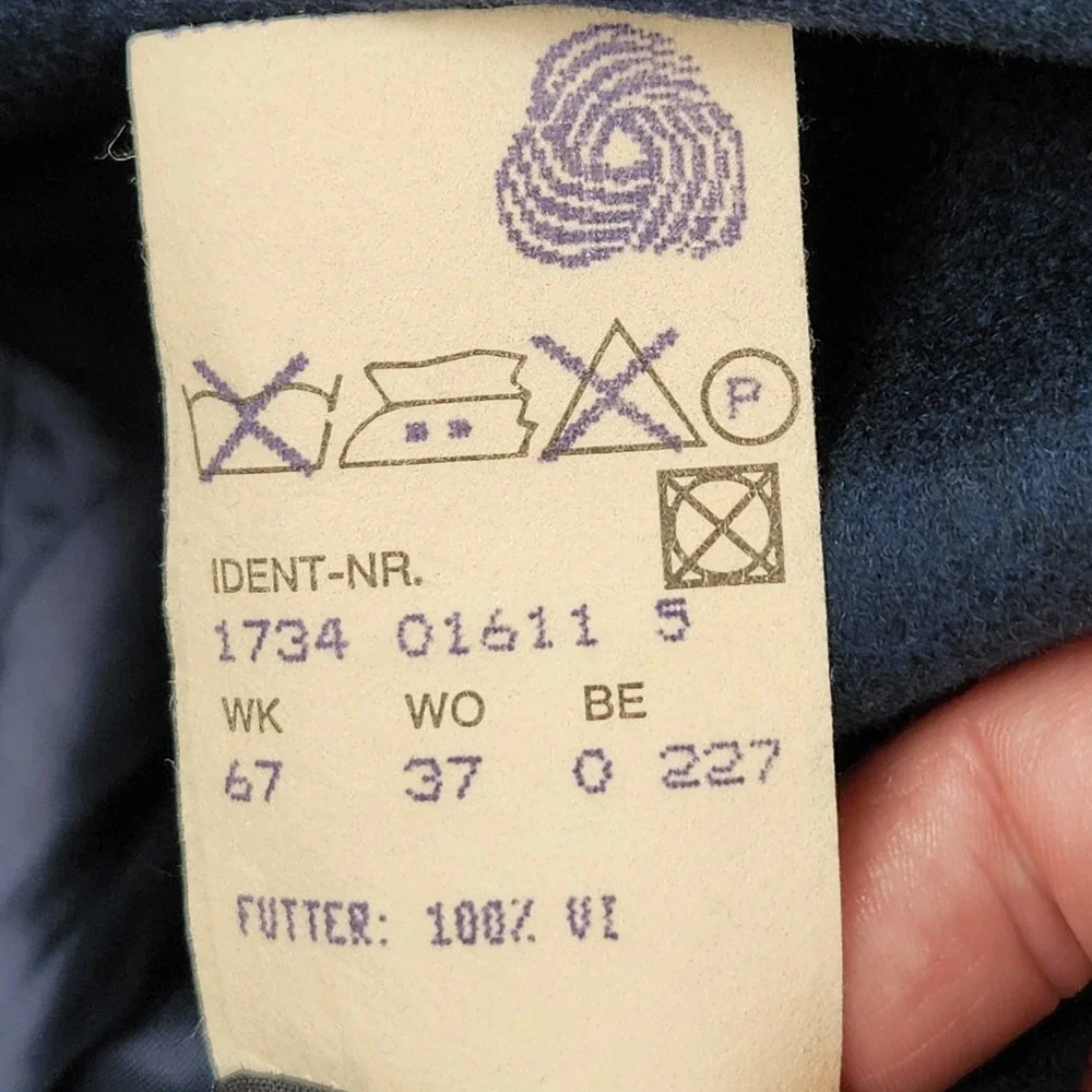 Hugo Boss Blazer Mens 42 Blue Gray Italian 100% Cashmere Cerruti 1881 Sport Coat